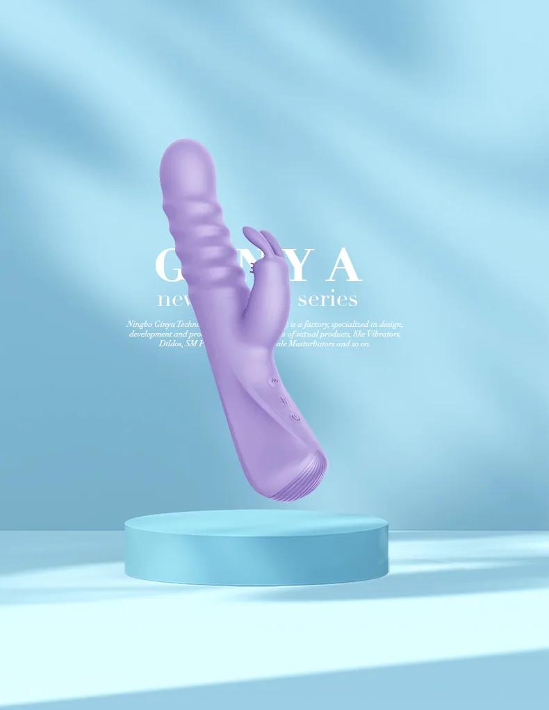 GINYA Thrusting Rabbit Vibrator CH03012 gallery image 1
