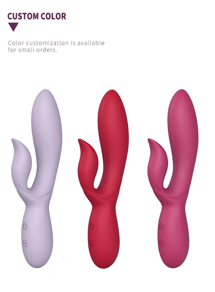 GINYA Liquid Silicone Rabbit Vibrator — CH03064 gallery image 5