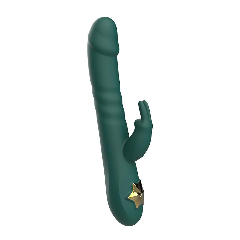 GINYA Liquid Silicone Thrusting Rabbit Vibrator CH01149 main image