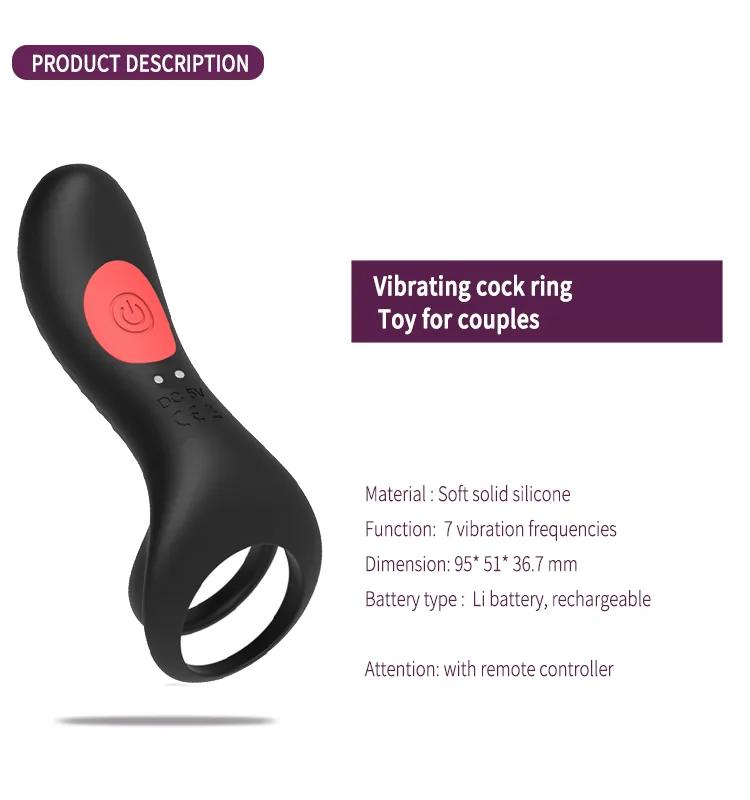 GINYA Vibrating Cock Ring CH08011 gallery image 2