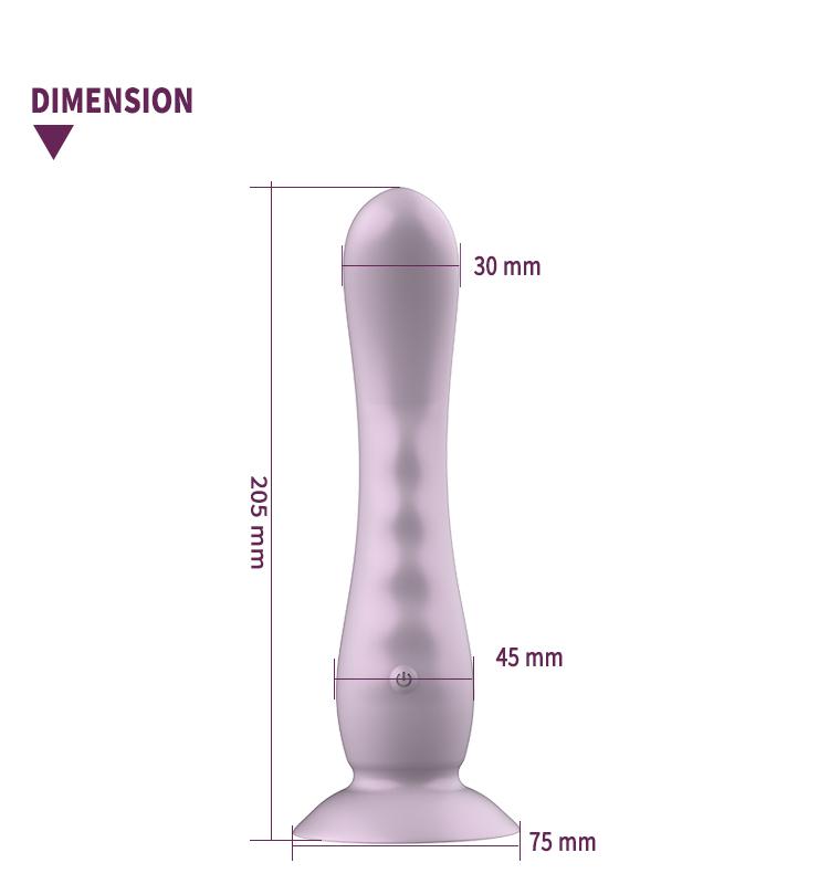 Liquid Silicone Vibrator for Women Snake Twisting Motion gallery image 3