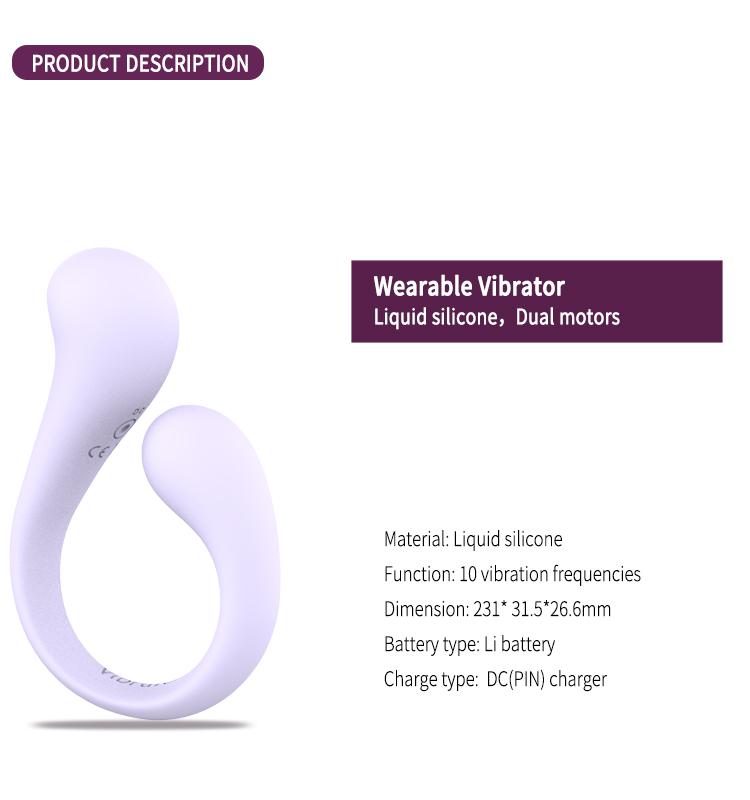 GINYA CE Rohs Certified APP-Controlled Wearable Panty Vibrator CH06025 gallery image 2