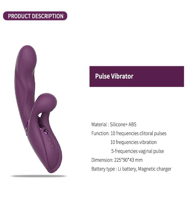 GINA 2023 New Design Pulse Rabbit Vibrator CH01002 — CH01002 gallery image 2