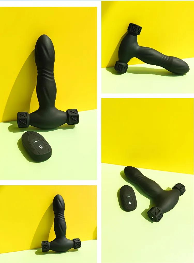 GINYA Thrusting Vibrating Anal Plug CH09023 gallery image 5