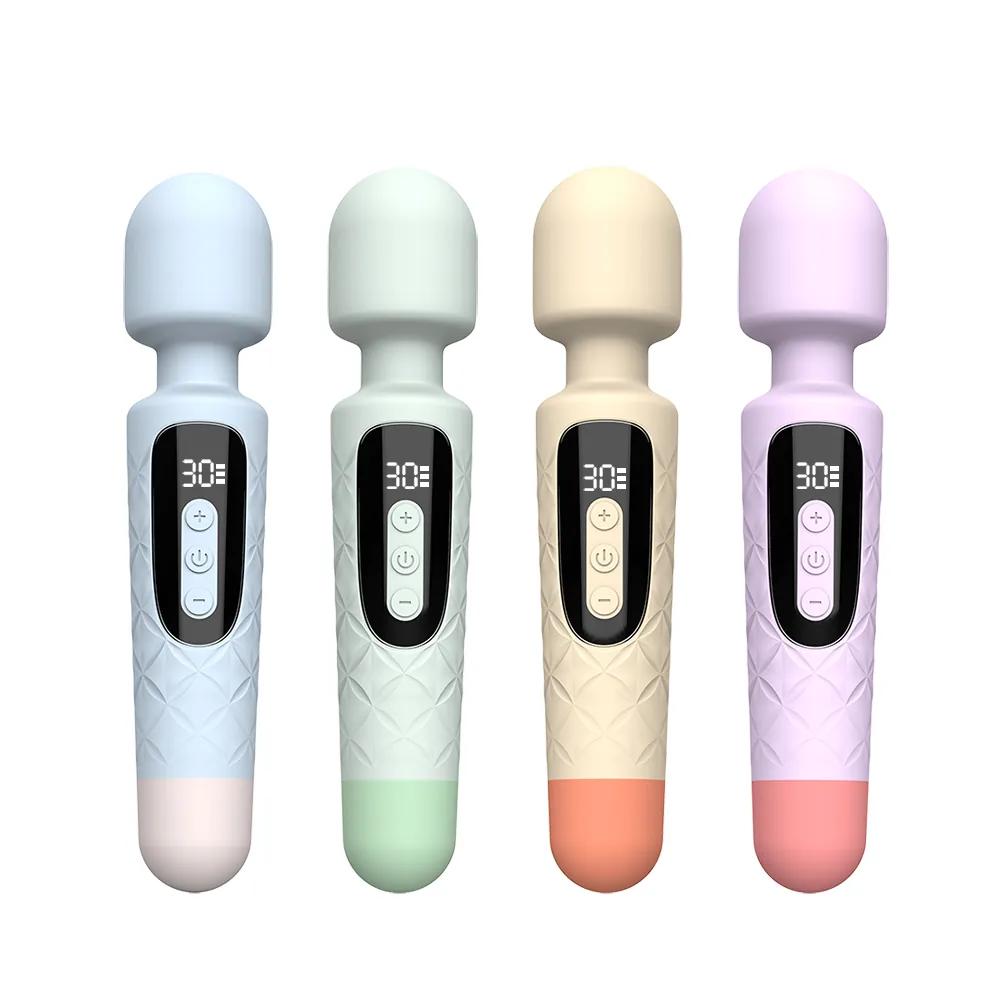 GINYA AV Wand Vibrator Massager with LCD Display Screen CH04001 main image