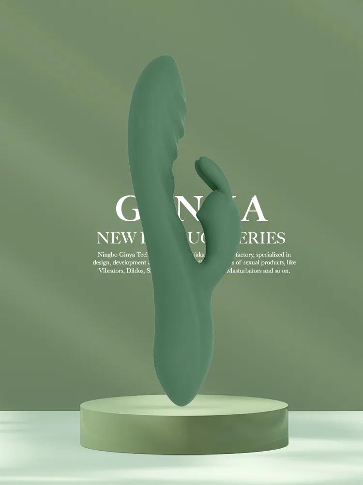 GINYA Liquid Silicone Rabbit Vibrator — CH03052 gallery image 1