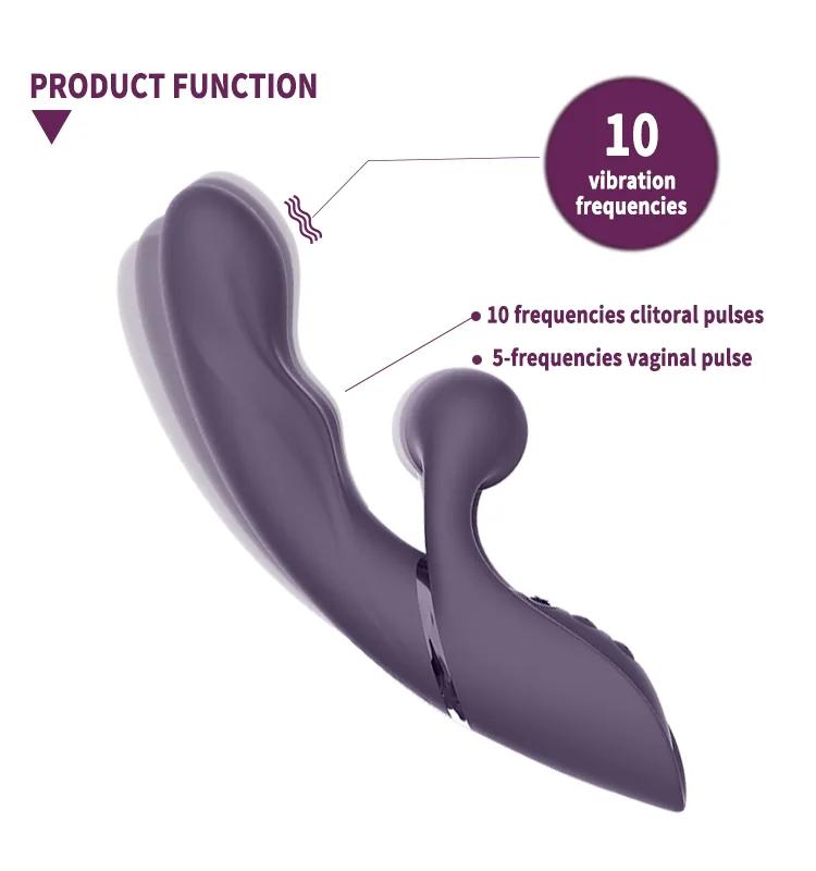 GINA 2023 New Design Pulse Rabbit Vibrator CH01002 — CH01060 gallery image 4