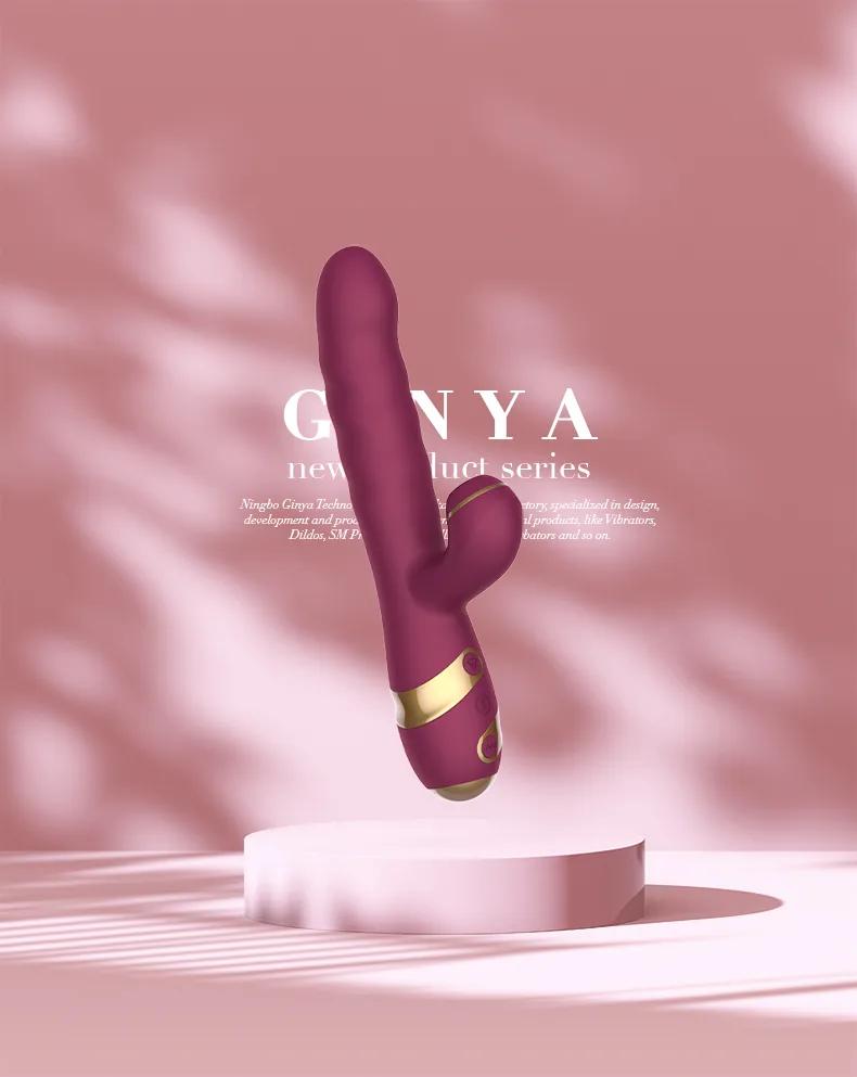 GINYA Thrusting Vibrator with flapping for clit CH05037 gallery image 1