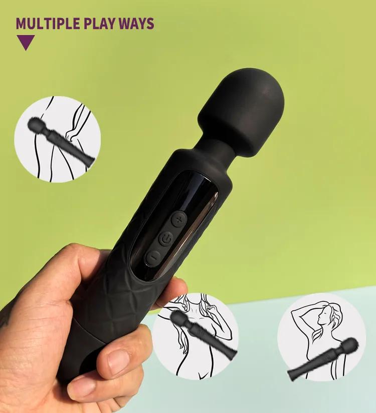 GINYA AV Wand Vibrator Massager with LCD Display Screen CH04001 gallery image 5