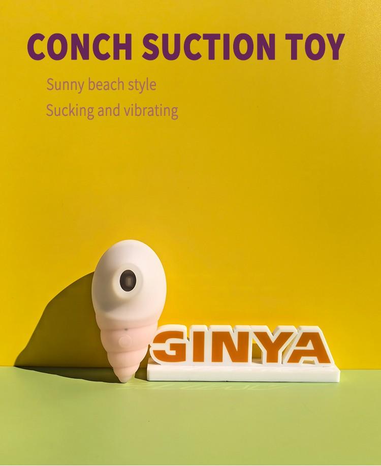 GINYA Cute Mini Vibrator Female Clitoral Sucking Stimulator Breast Massager Sex Toys for Women gallery image 1