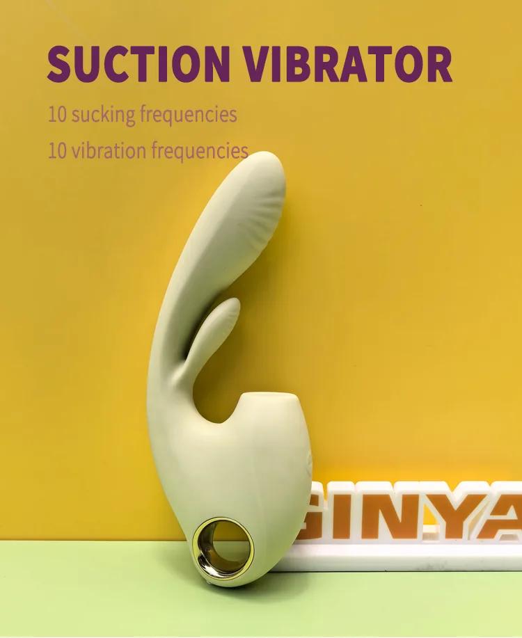 Female clitoral suction vibrator couple sex toy G-spot stimulator CH03075 gallery image 1