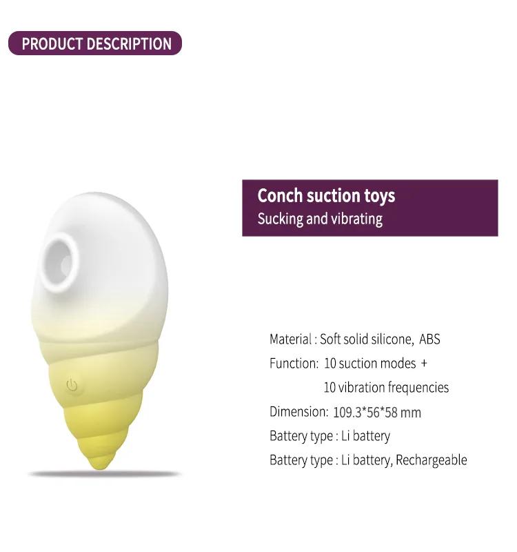 GINYA Cute Mini Vibrator Female Clitoral Sucking Stimulator Breast Massager Sex Toys for Women gallery image 2