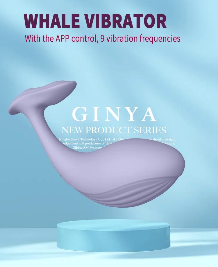 GINYA APP-Controlled Vibrating Love Egg CH07045 gallery image 1