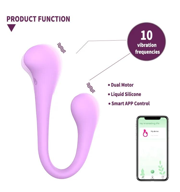 GINYA CE Rohs Certified APP-Controlled Wearable Panty Vibrator CH06025 gallery image 4